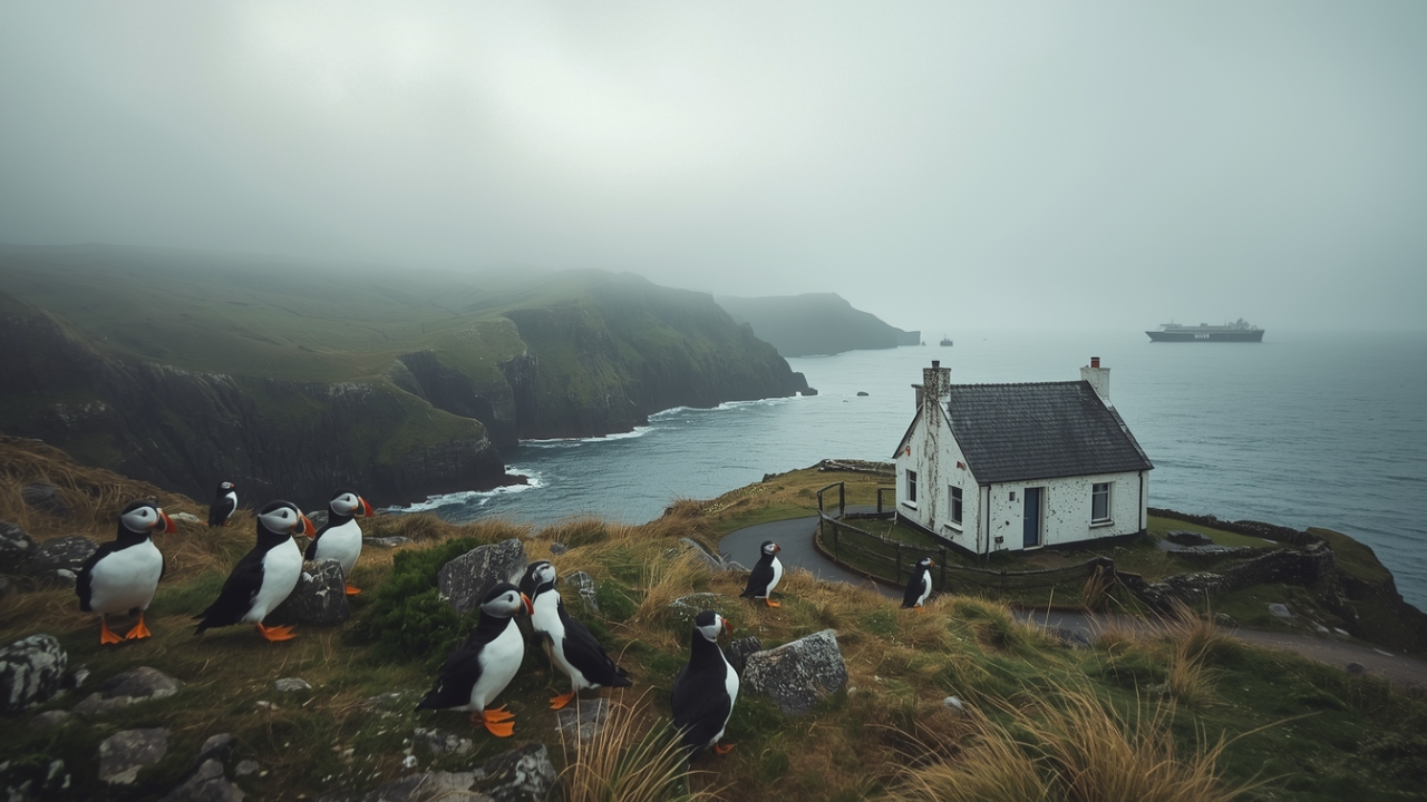 €5,000 a Month and Free Housing to Live Six Months on a Remote Scottish Island — With Puffins and Whales
