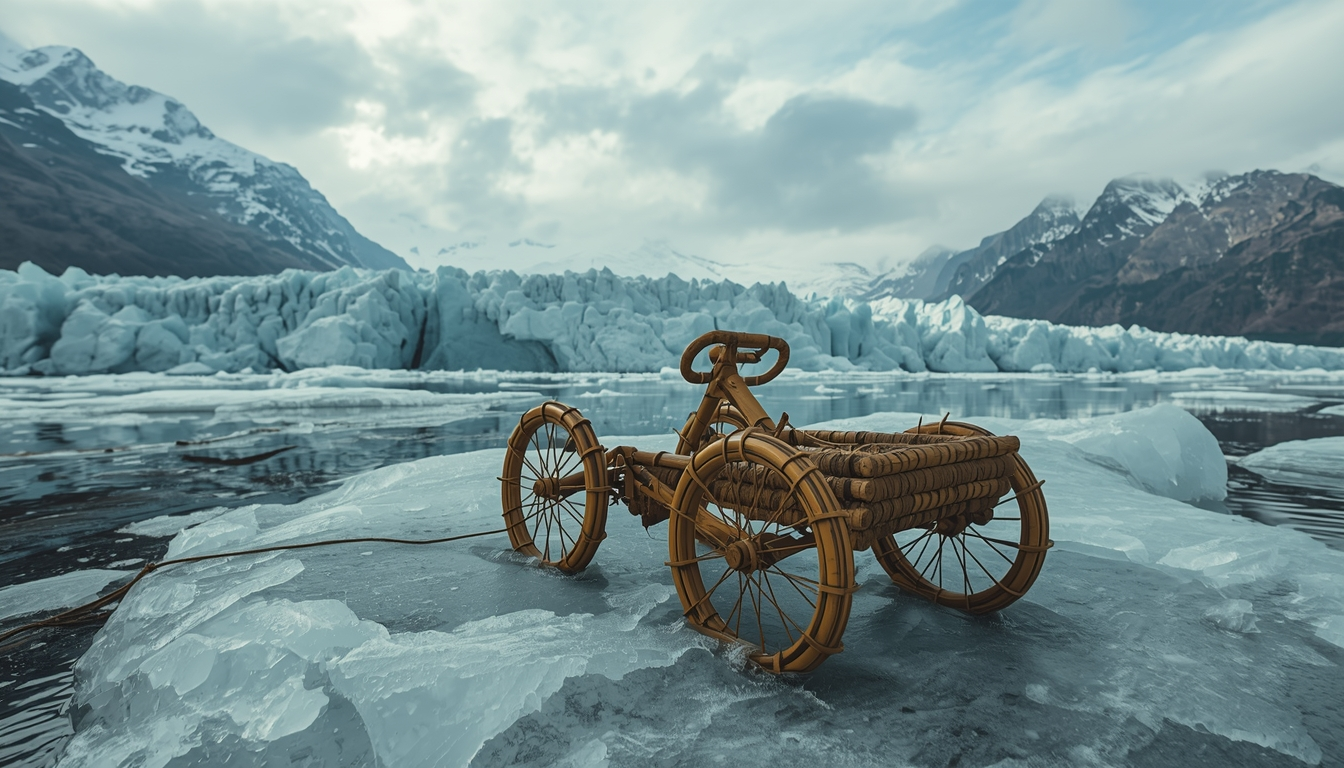 Hikers Uncover Strange Bamboo Vehicle Released by a Glacier — A Mystery That Stuns Scientists