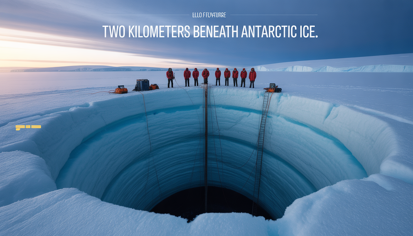 They Pierced Two Kilometers of Antarctic Ice to Reach a World Frozen for 34 Million Years — Now the Fight Begins